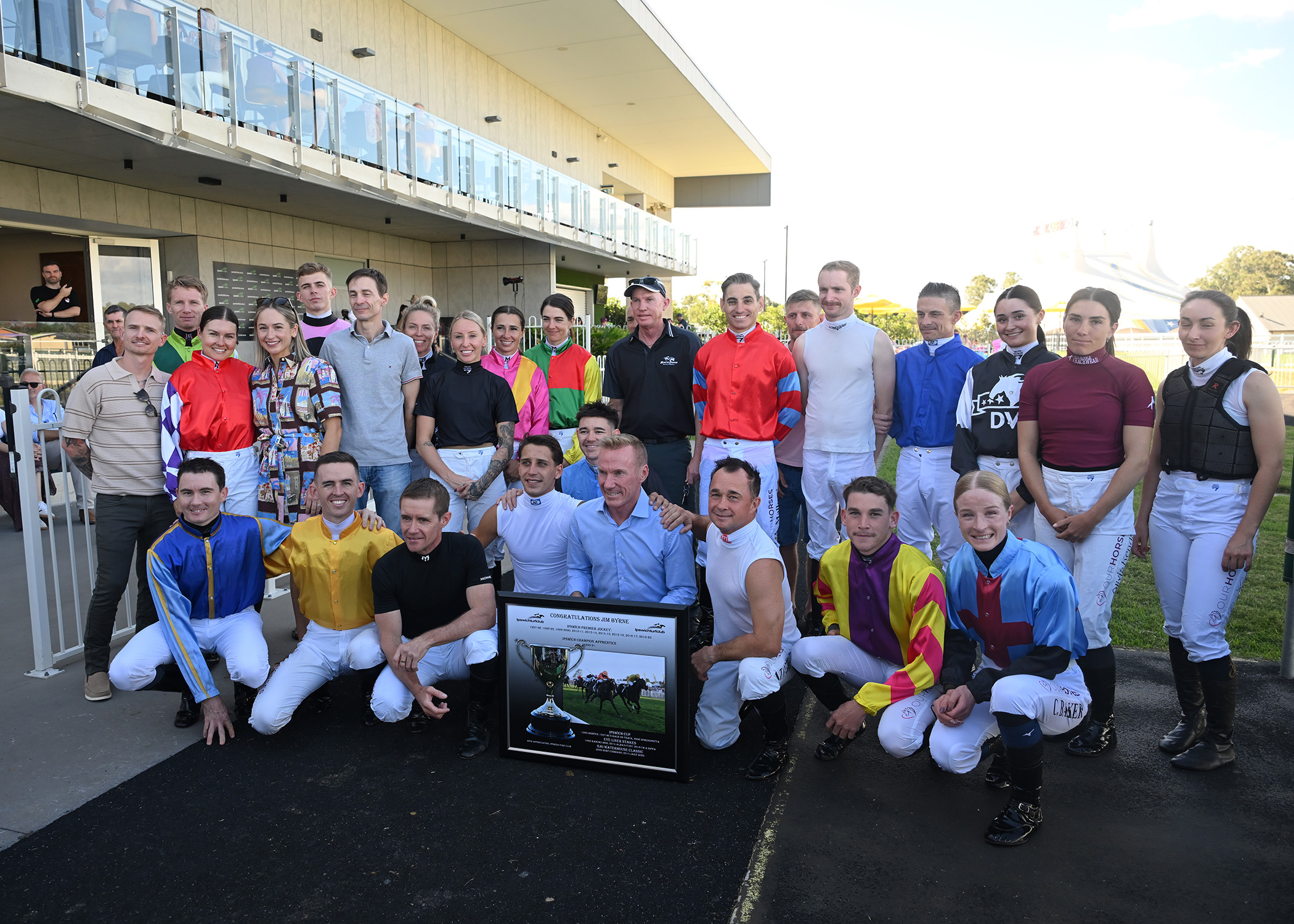 Ipswich congratulates champion jockey Jim Byrne 