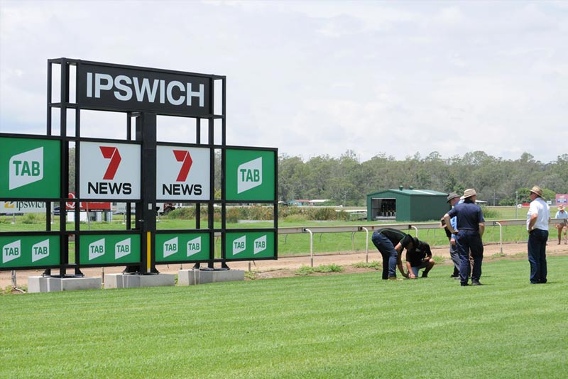 Track managers inspect new works