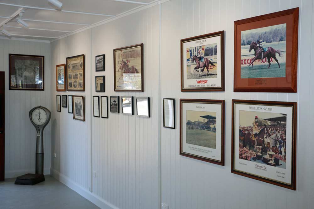 Inside today's Museum at Ipswich Turf Club